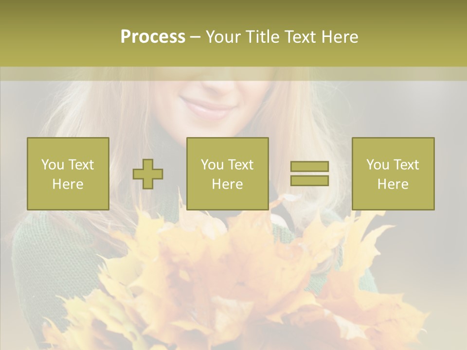 Affectionate Sweater Bright PowerPoint Template