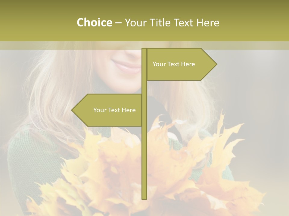 Affectionate Sweater Bright PowerPoint Template