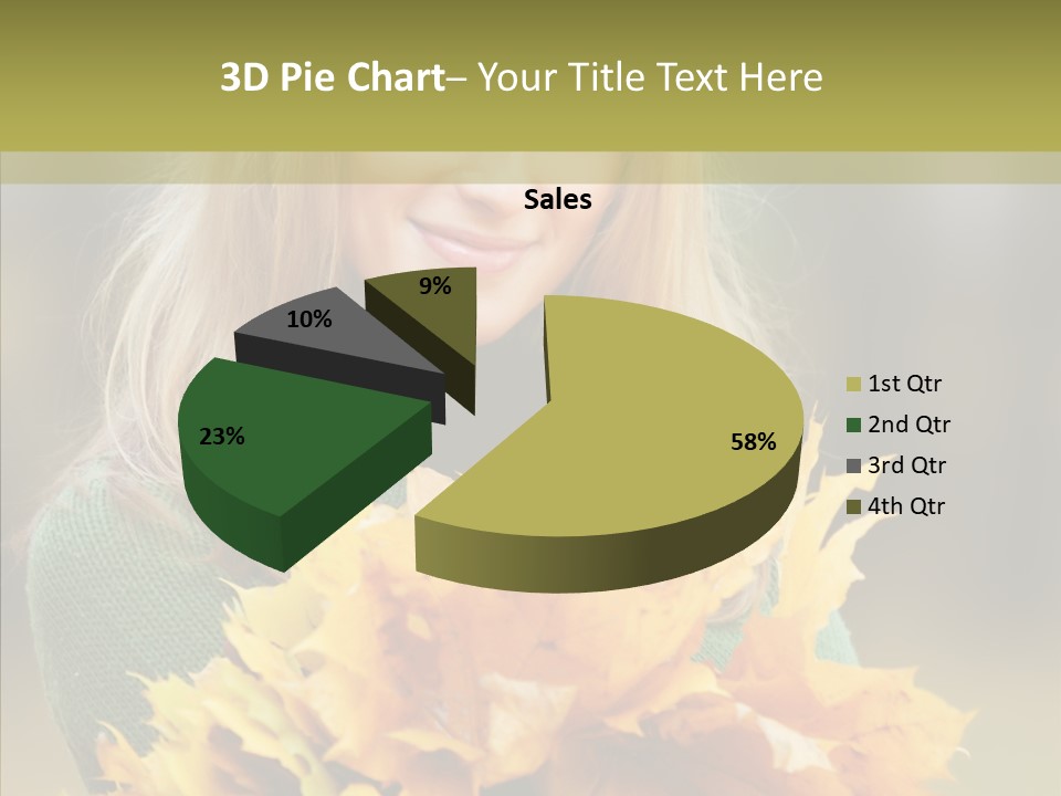 Affectionate Sweater Bright PowerPoint Template