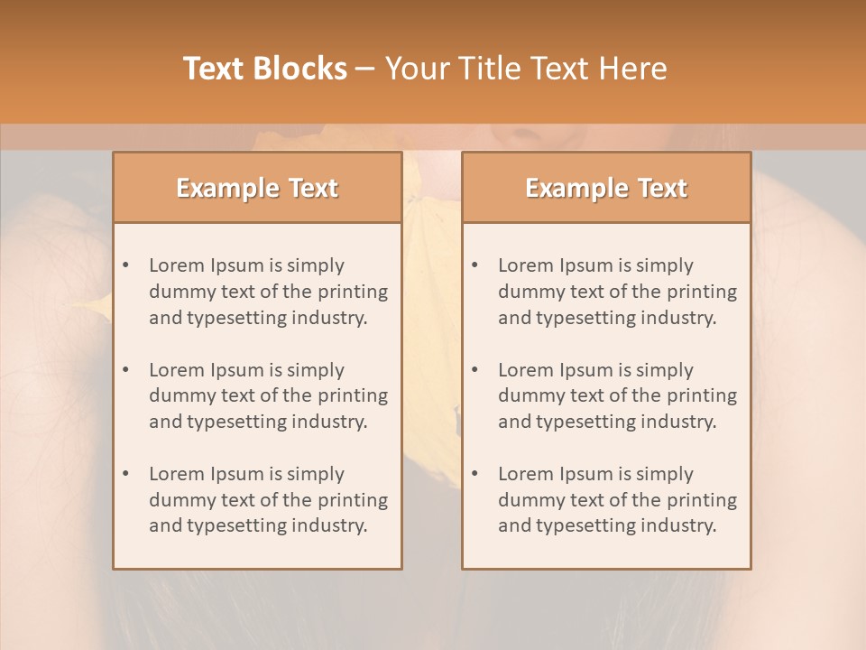 Brunette Pose Posing PowerPoint Template