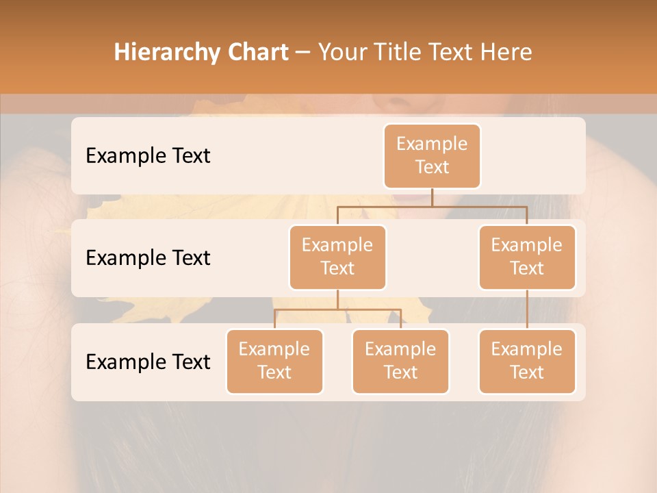 Brunette Pose Posing PowerPoint Template