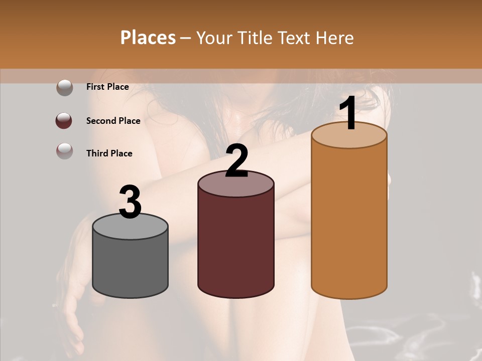 Sit Bed Skin PowerPoint Template