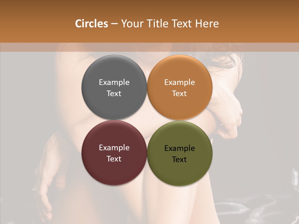 Sit Bed Skin PowerPoint Template