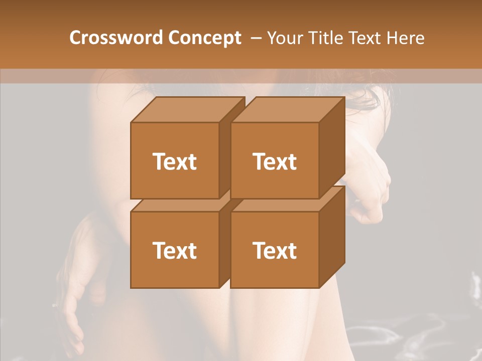 Sit Bed Skin PowerPoint Template