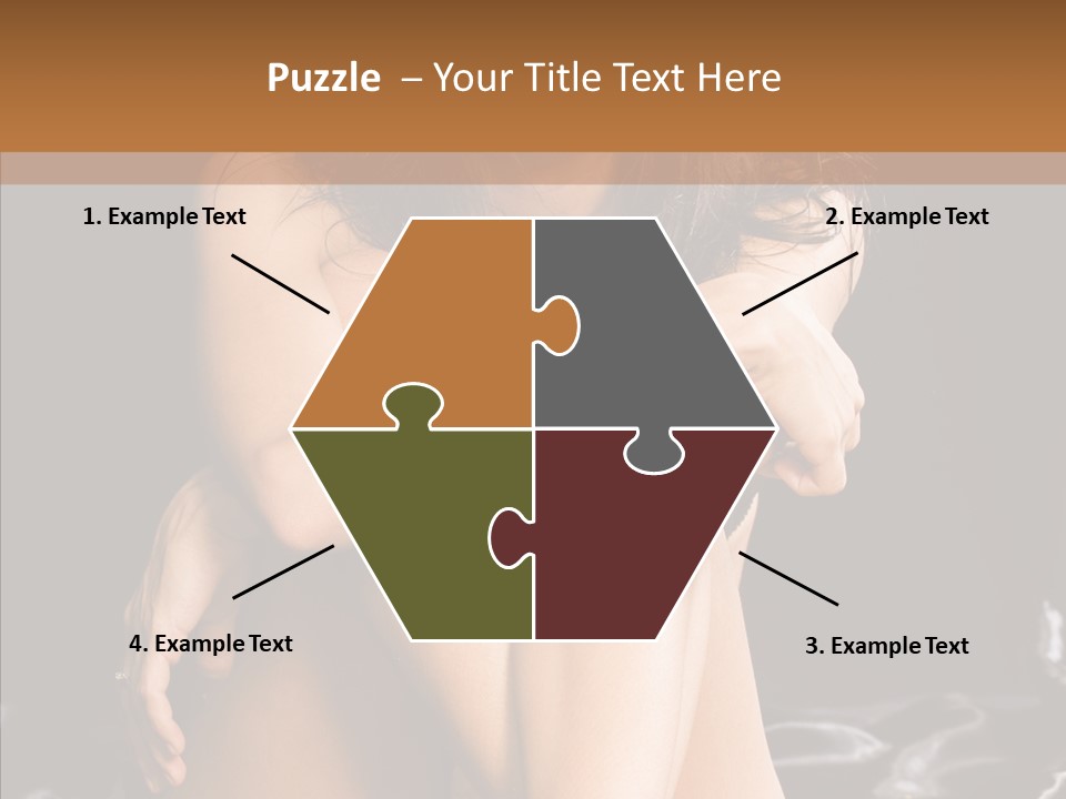 Sit Bed Skin PowerPoint Template