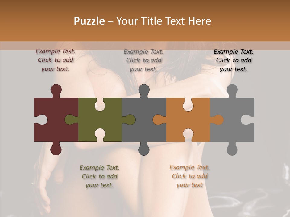 Sit Bed Skin PowerPoint Template