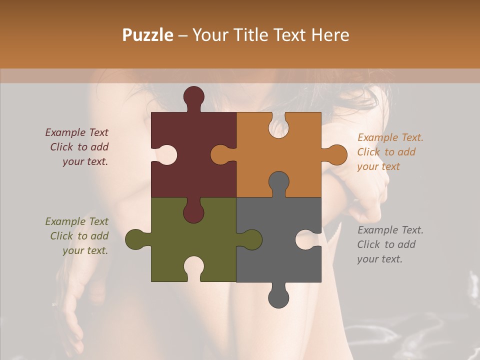 Sit Bed Skin PowerPoint Template