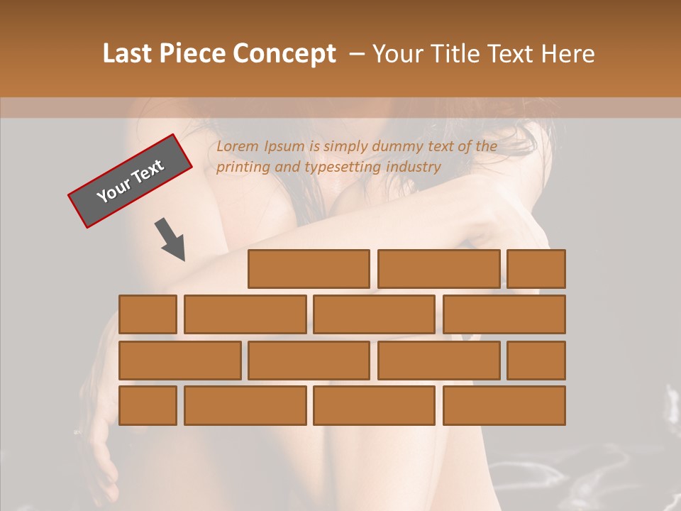 Sit Bed Skin PowerPoint Template