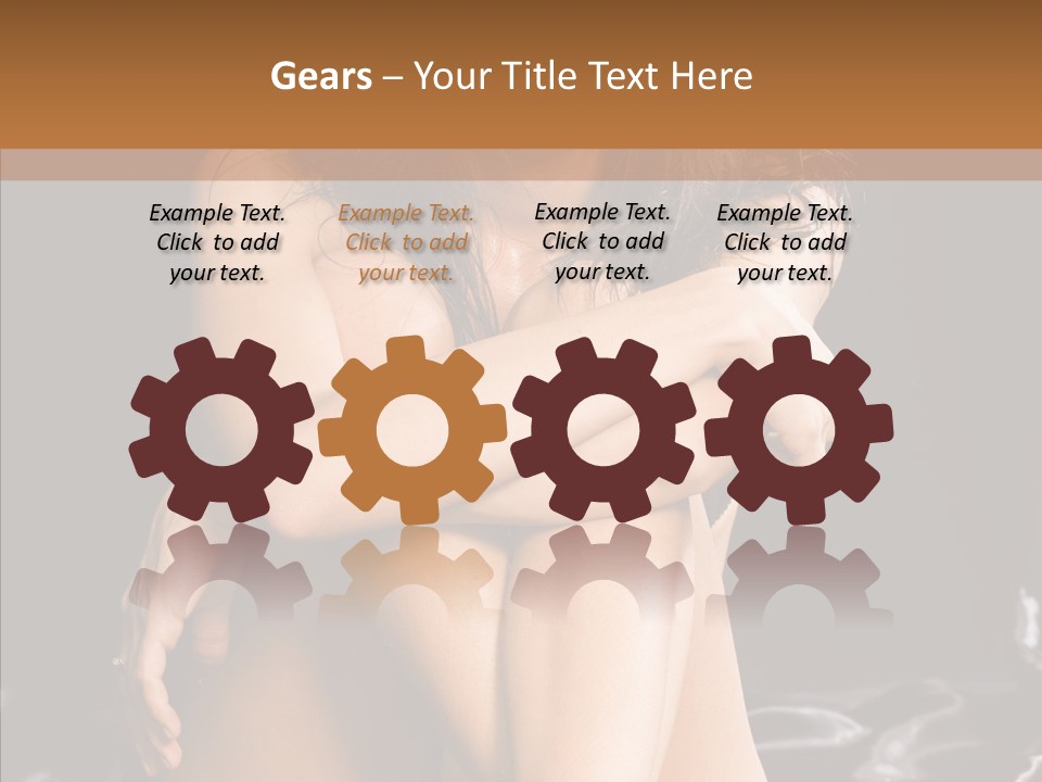 Sit Bed Skin PowerPoint Template