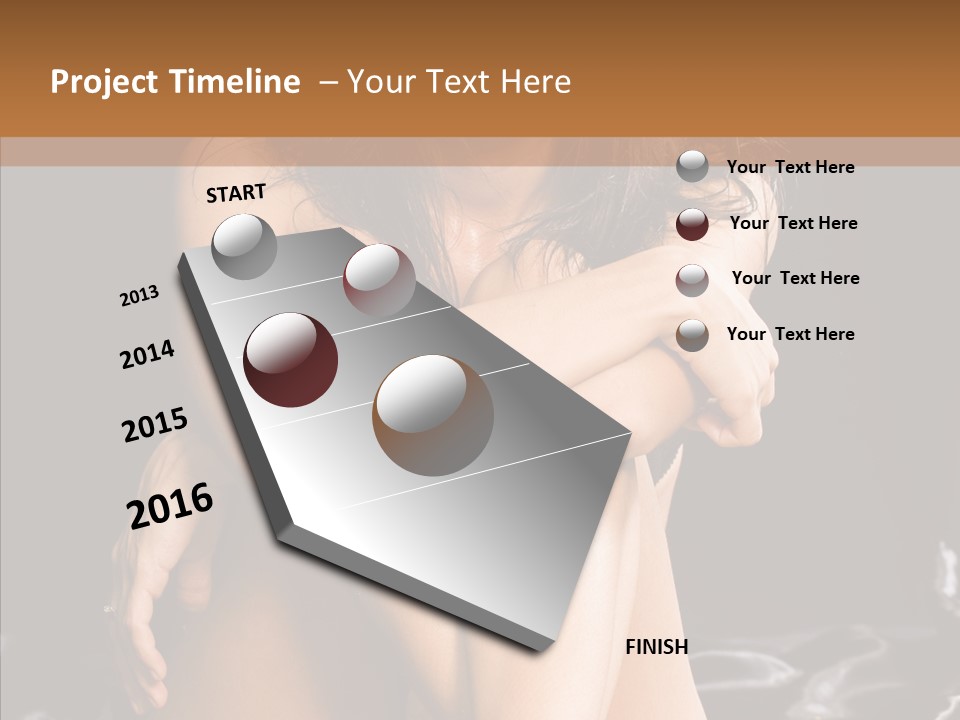 Sit Bed Skin PowerPoint Template
