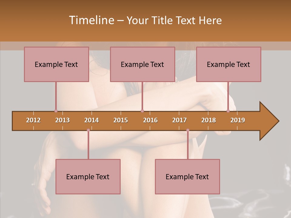 Sit Bed Skin PowerPoint Template