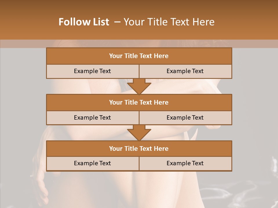 Sit Bed Skin PowerPoint Template