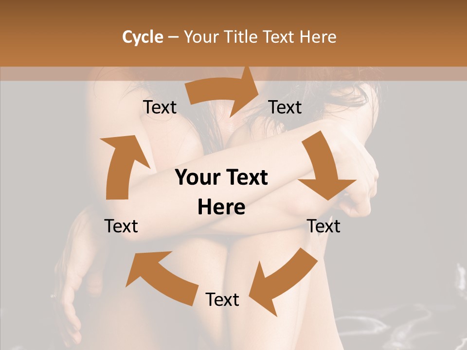 Sit Bed Skin PowerPoint Template