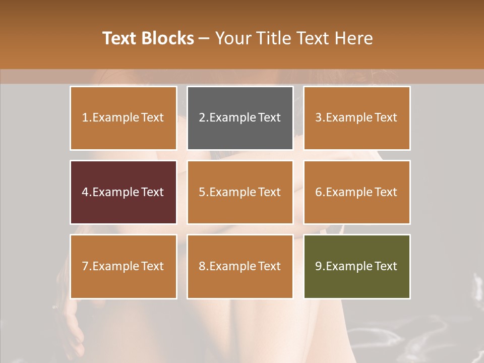 Sit Bed Skin PowerPoint Template