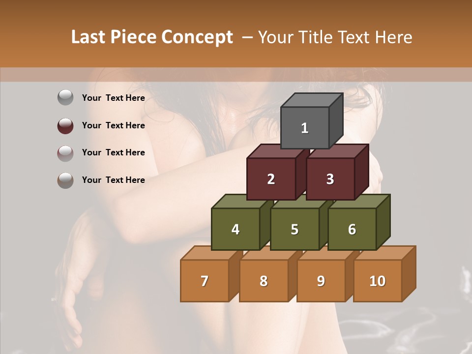 Sit Bed Skin PowerPoint Template