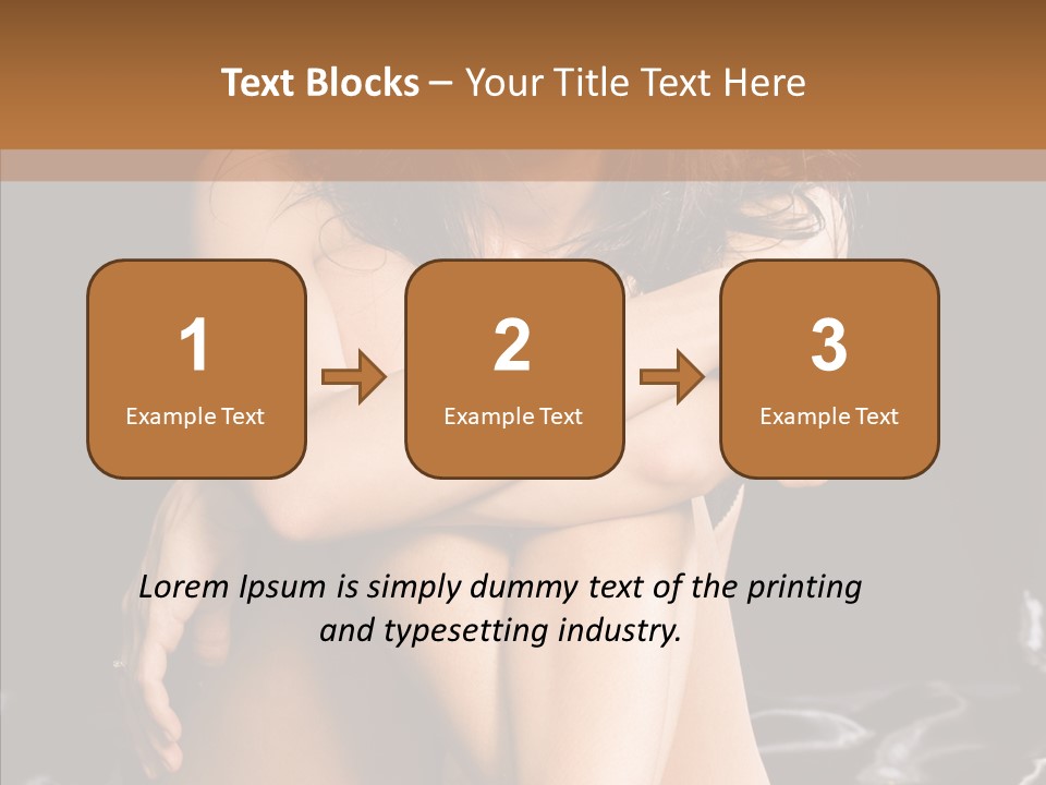 Sit Bed Skin PowerPoint Template