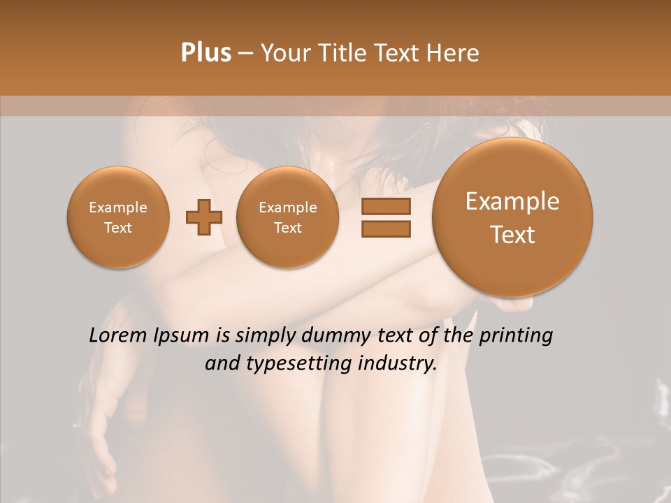 Sit Bed Skin PowerPoint Template