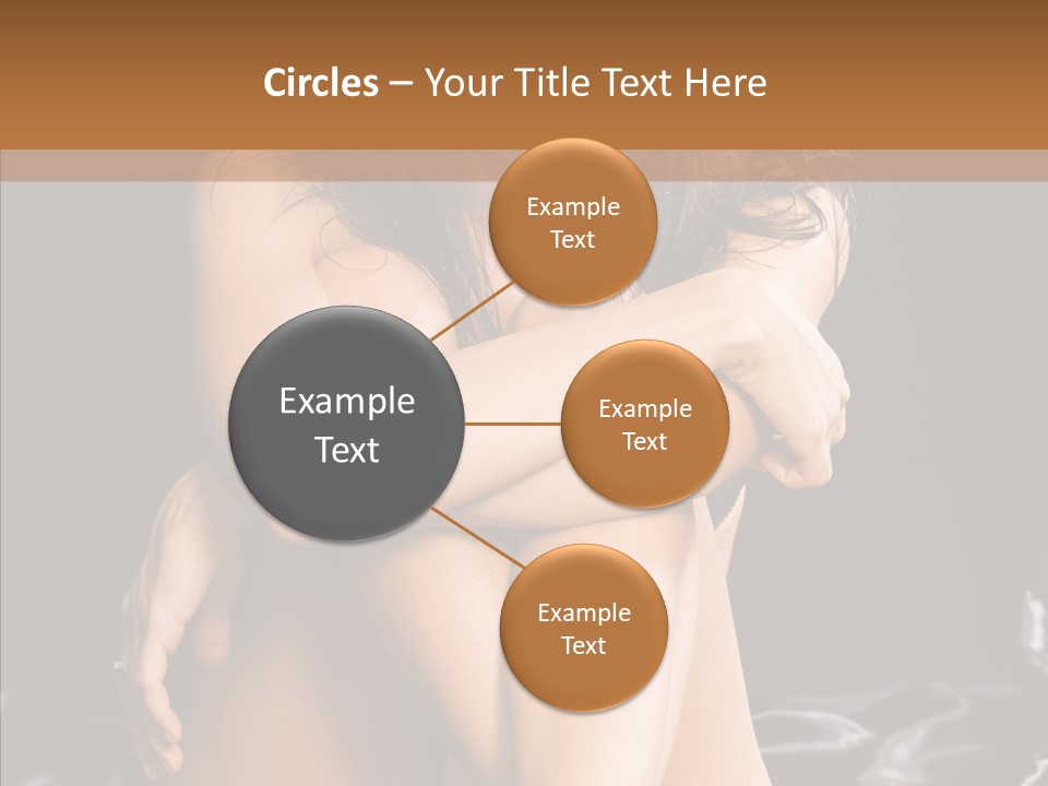 Sit Bed Skin PowerPoint Template