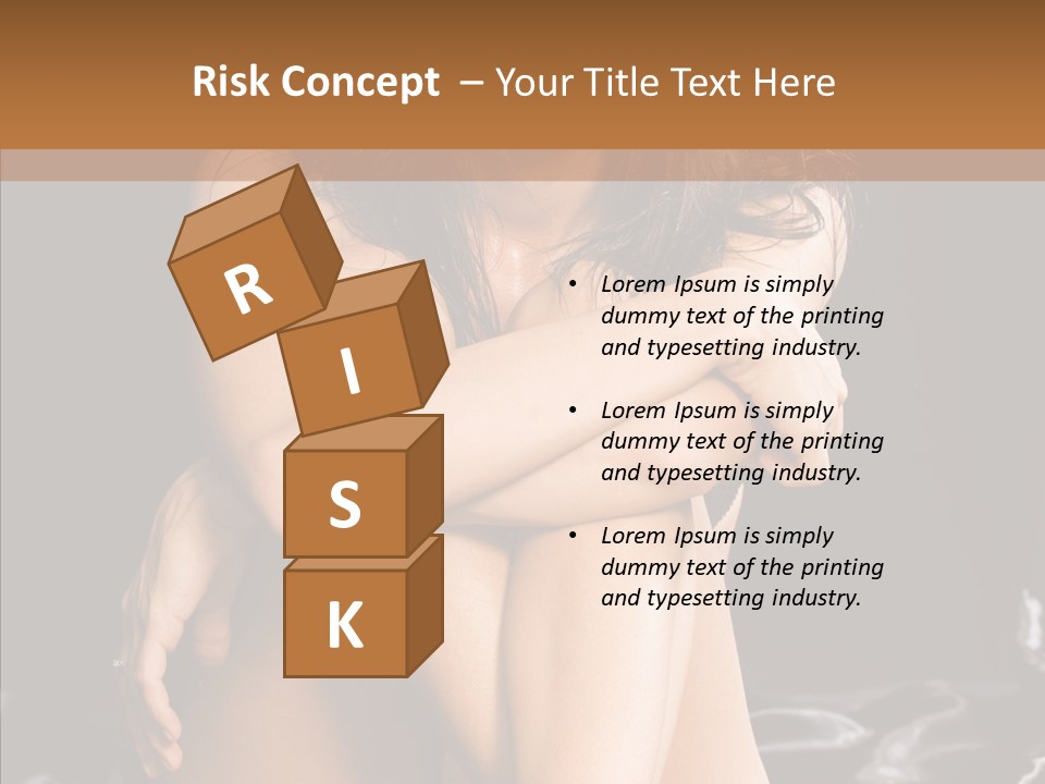 Sit Bed Skin PowerPoint Template