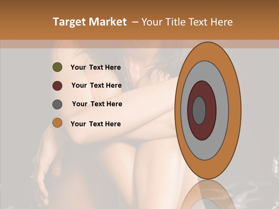 Sit Bed Skin PowerPoint Template