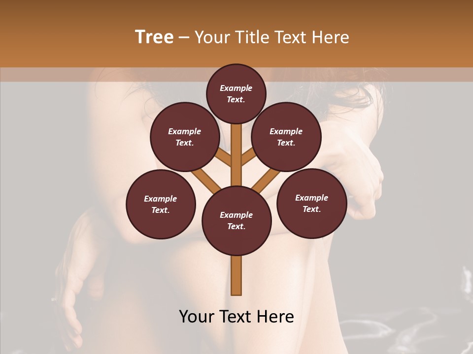 Sit Bed Skin PowerPoint Template