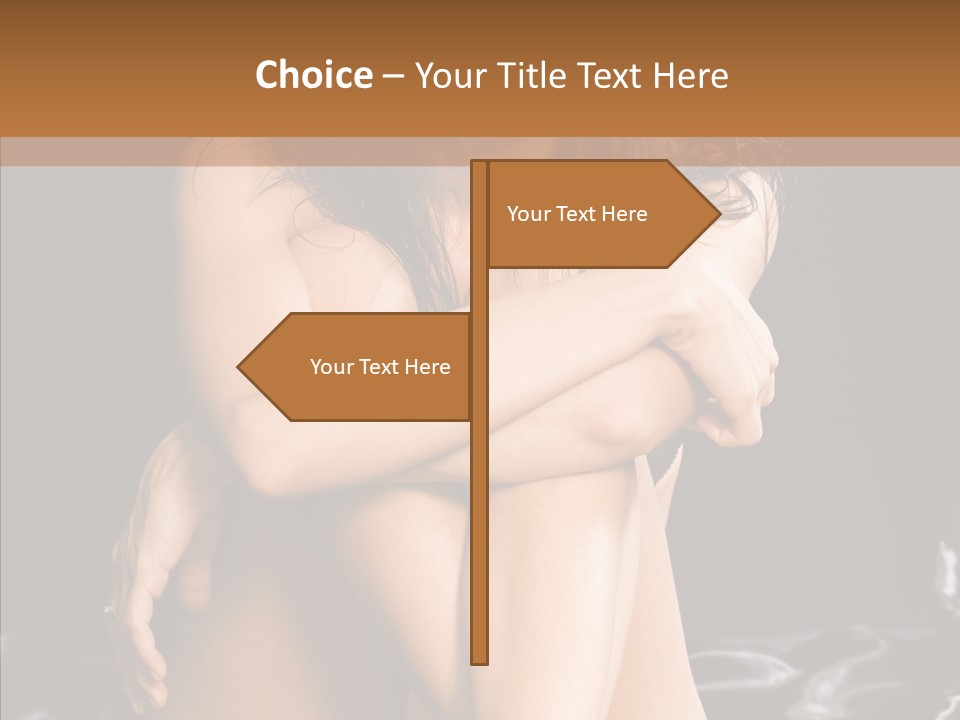 Sit Bed Skin PowerPoint Template