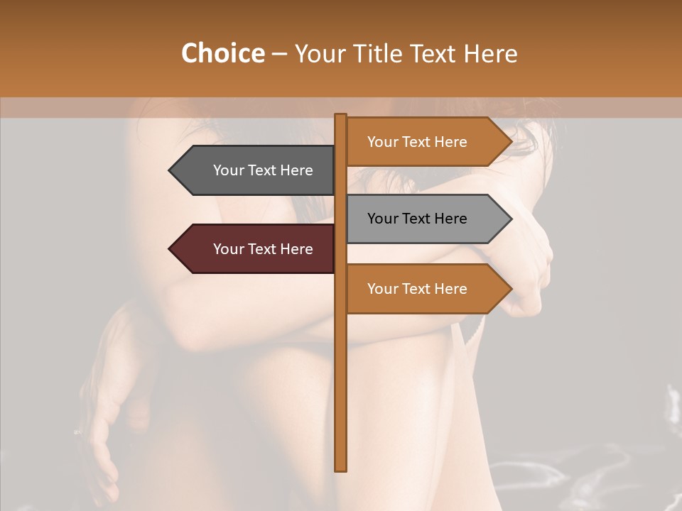 Sit Bed Skin PowerPoint Template