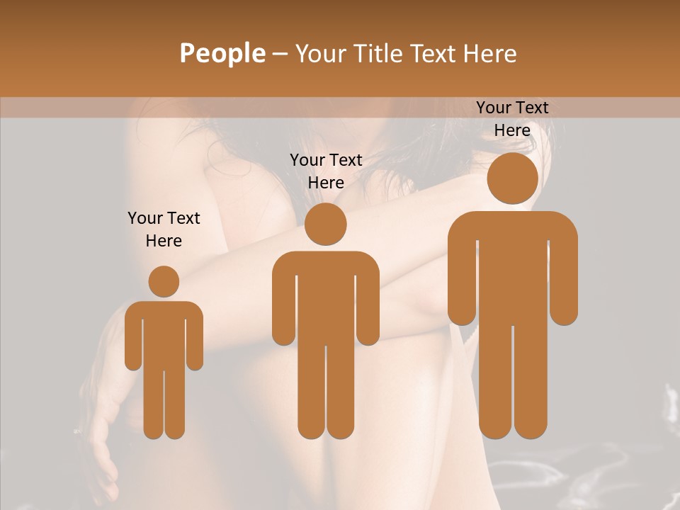 Sit Bed Skin PowerPoint Template