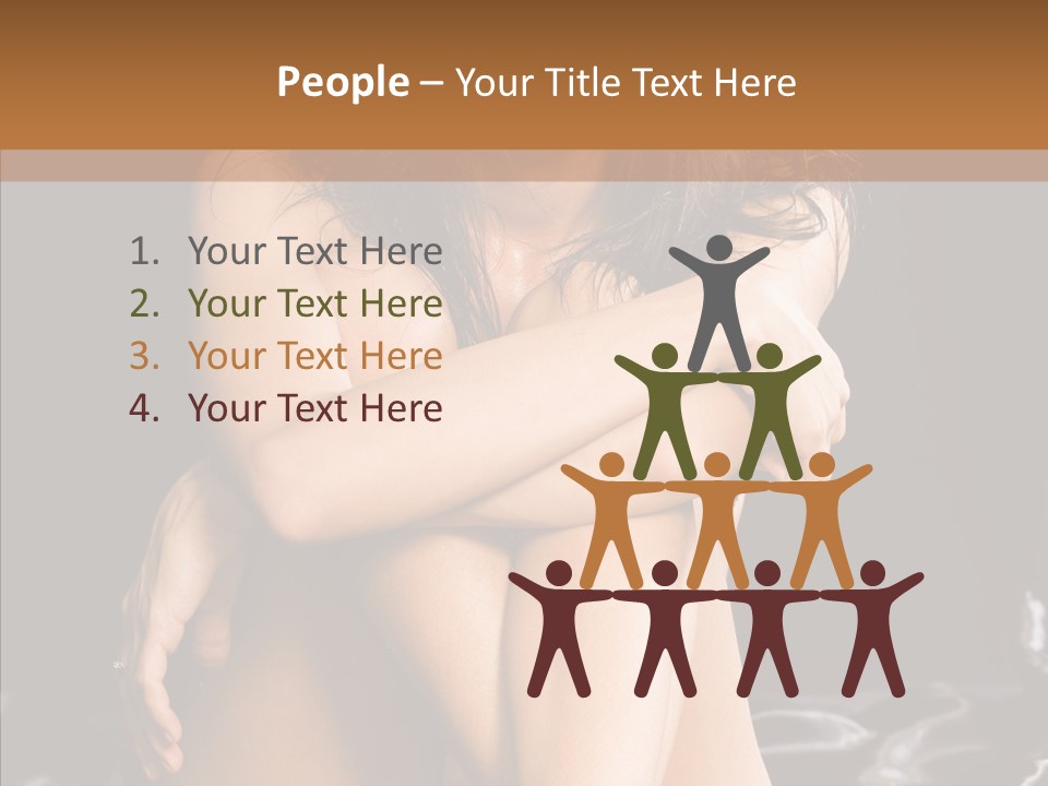 Sit Bed Skin PowerPoint Template