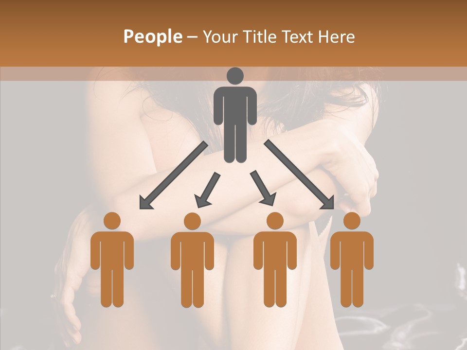 Sit Bed Skin PowerPoint Template