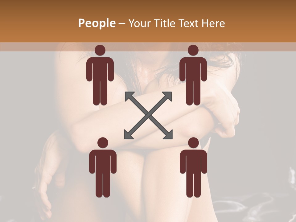 Sit Bed Skin PowerPoint Template