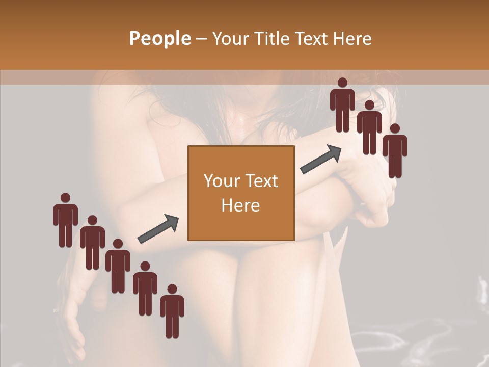 Sit Bed Skin PowerPoint Template