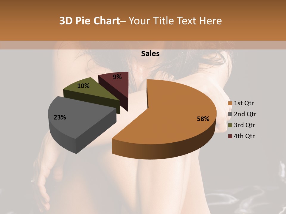 Sit Bed Skin PowerPoint Template