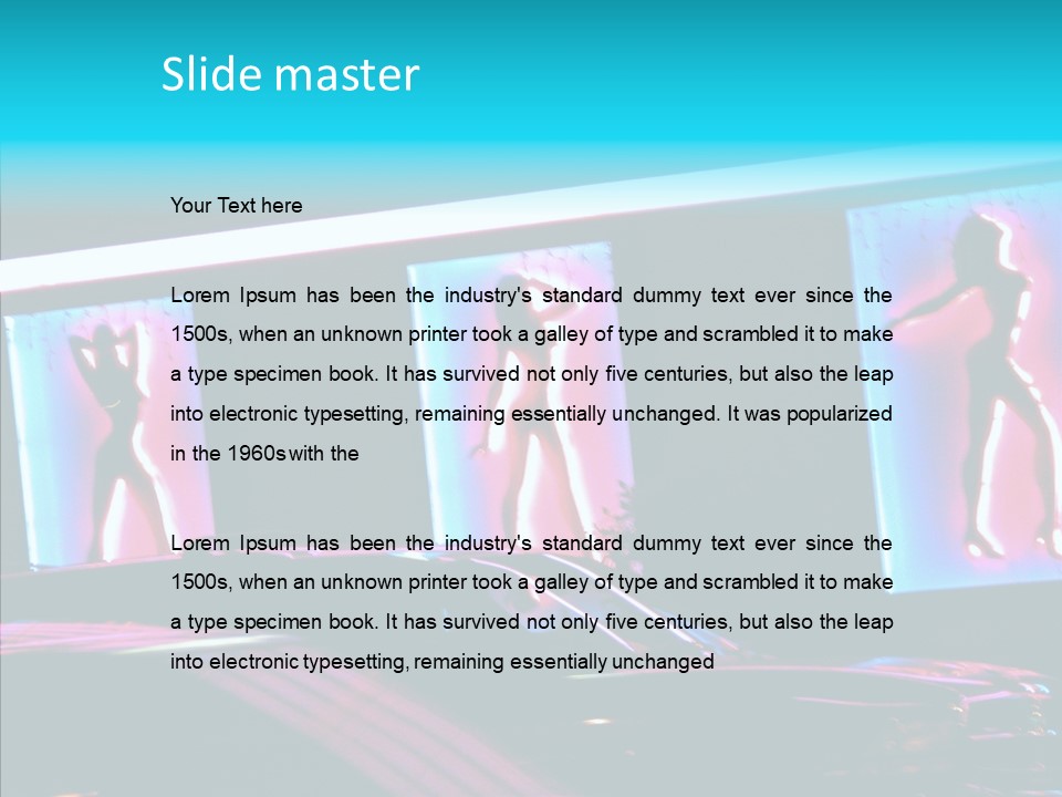 Dancer Women Attraction PowerPoint Template