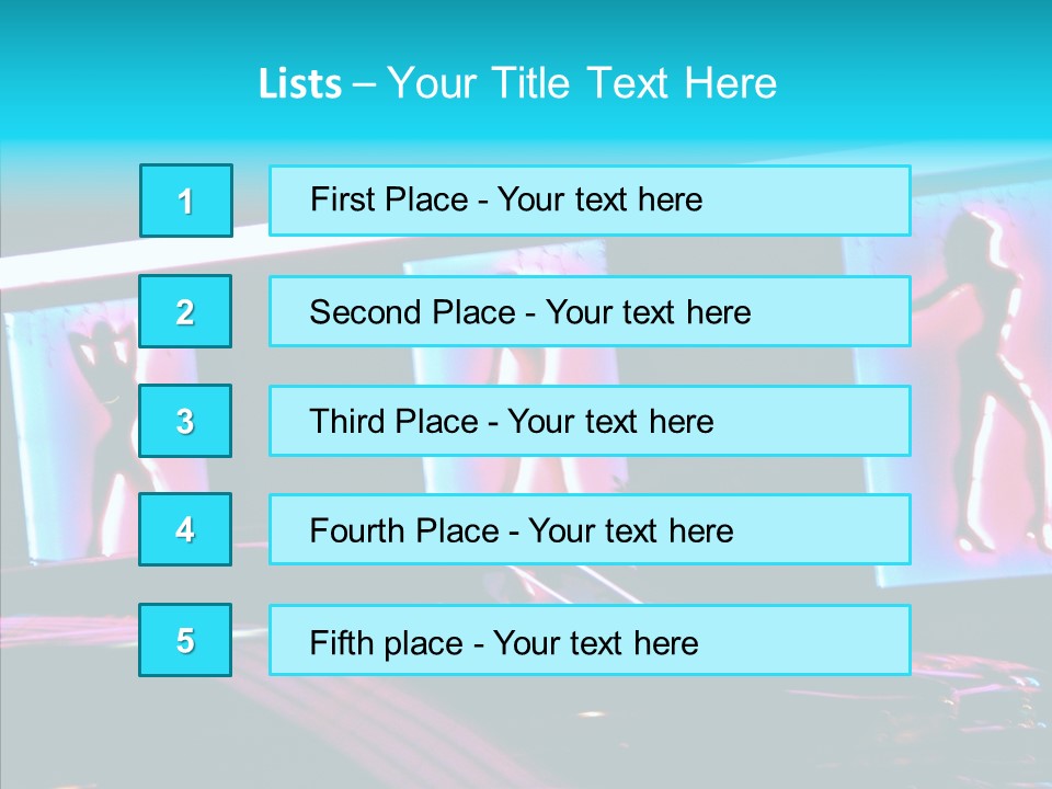 Dancer Women Attraction PowerPoint Template