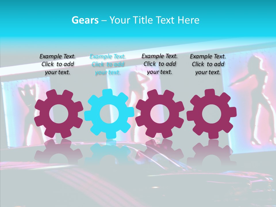 Dancer Women Attraction PowerPoint Template