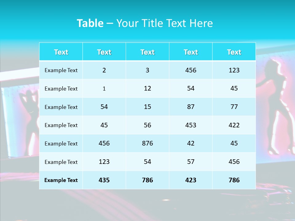 Dancer Women Attraction PowerPoint Template