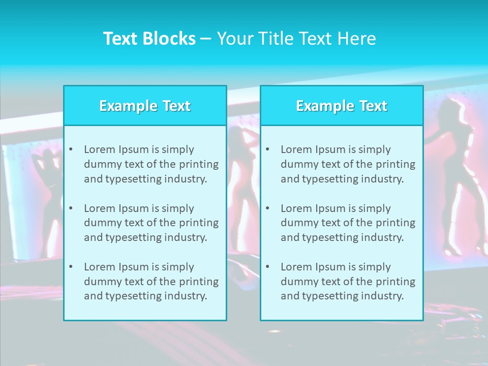 Dancer Women Attraction PowerPoint Template