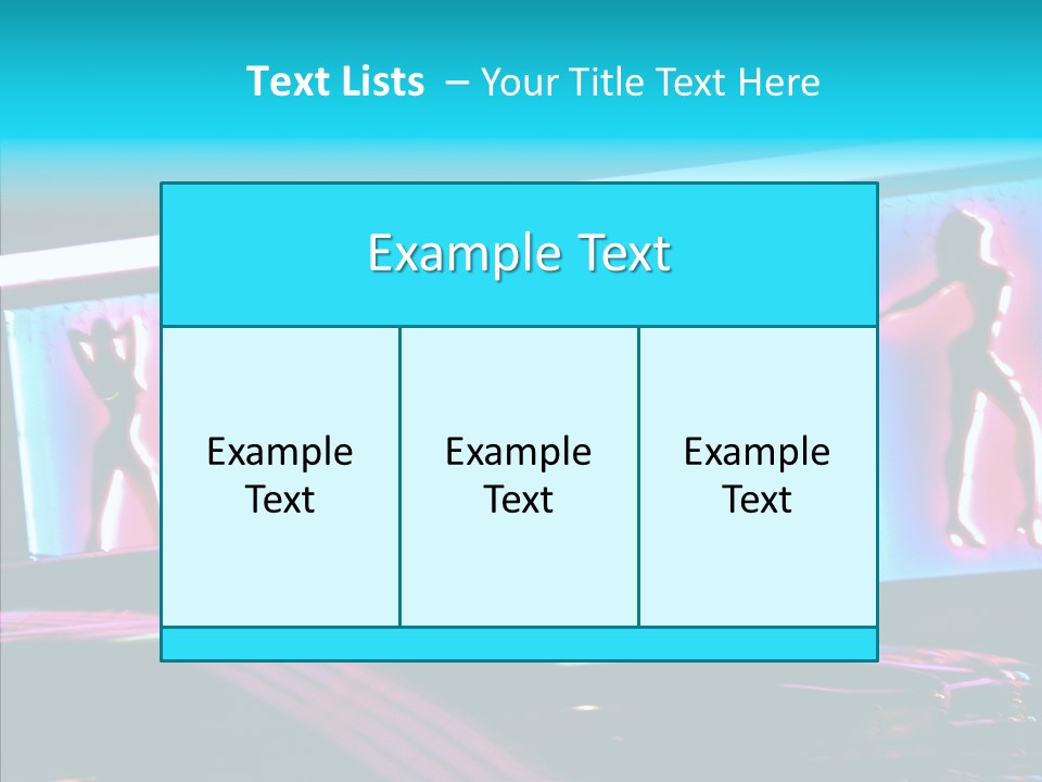 Dancer Women Attraction PowerPoint Template
