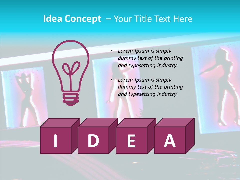 Dancer Women Attraction PowerPoint Template