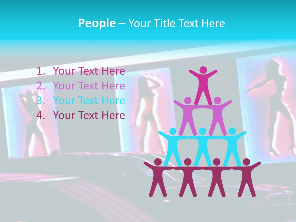 Dancer Women Attraction PowerPoint Template