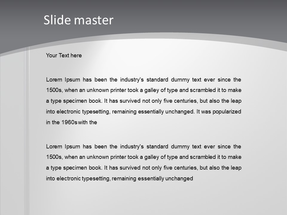 Shadow Spots Illuminate PowerPoint Template