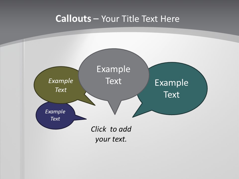 Shadow Spots Illuminate PowerPoint Template
