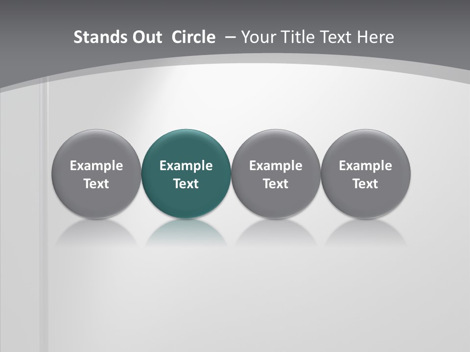 Shadow Spots Illuminate PowerPoint Template