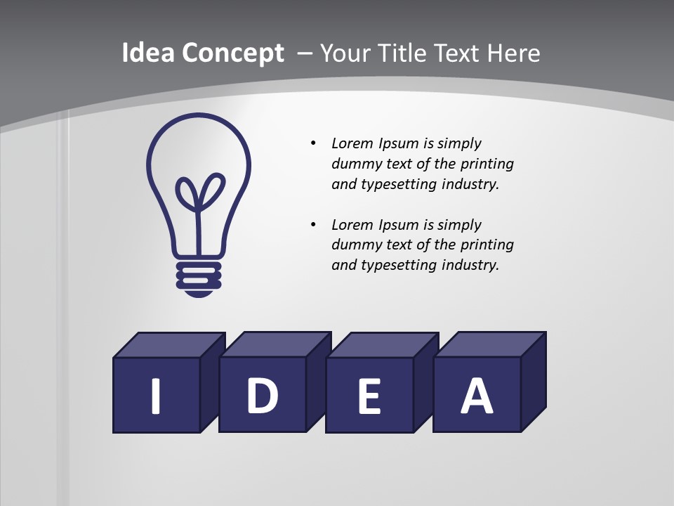Shadow Spots Illuminate PowerPoint Template