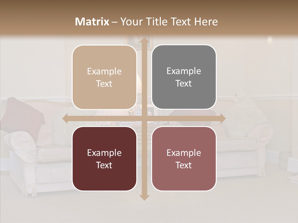 Chair Estate Picture PowerPoint Template