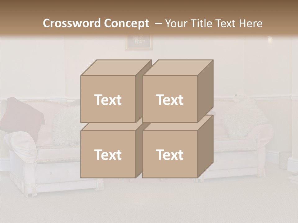 Chair Estate Picture PowerPoint Template