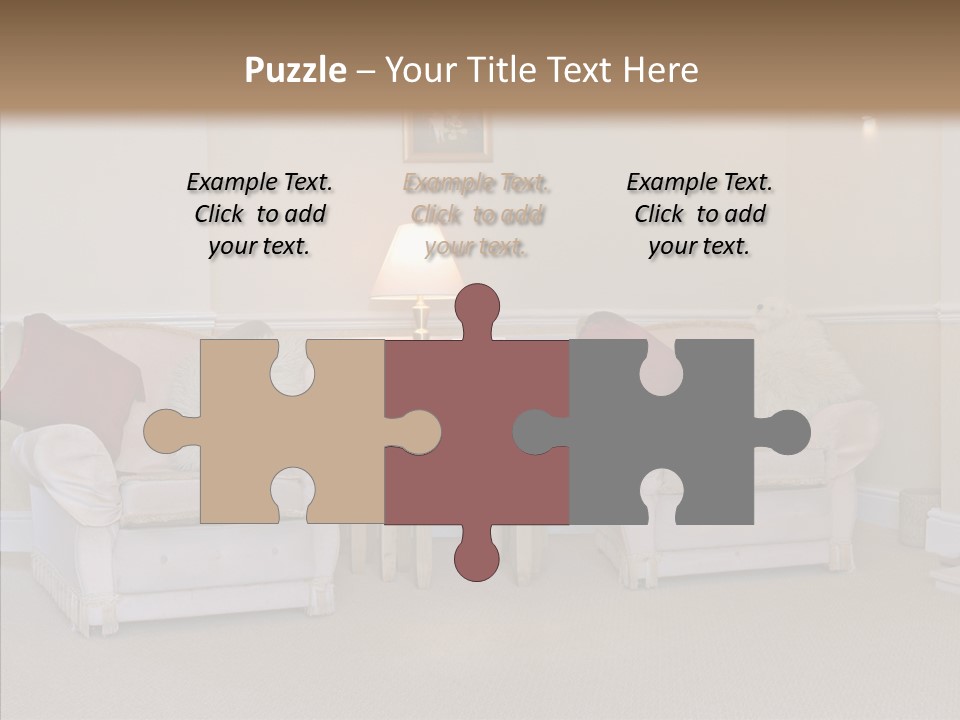 Chair Estate Picture PowerPoint Template