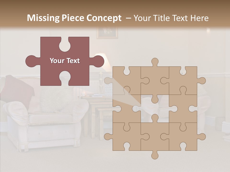 Chair Estate Picture PowerPoint Template