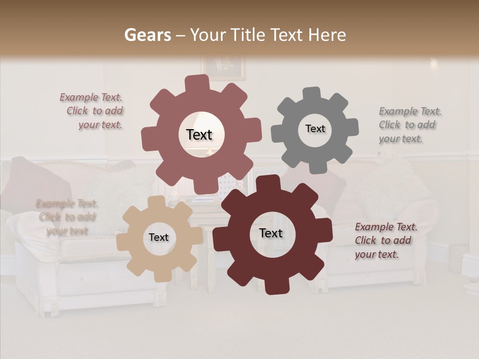 Chair Estate Picture PowerPoint Template